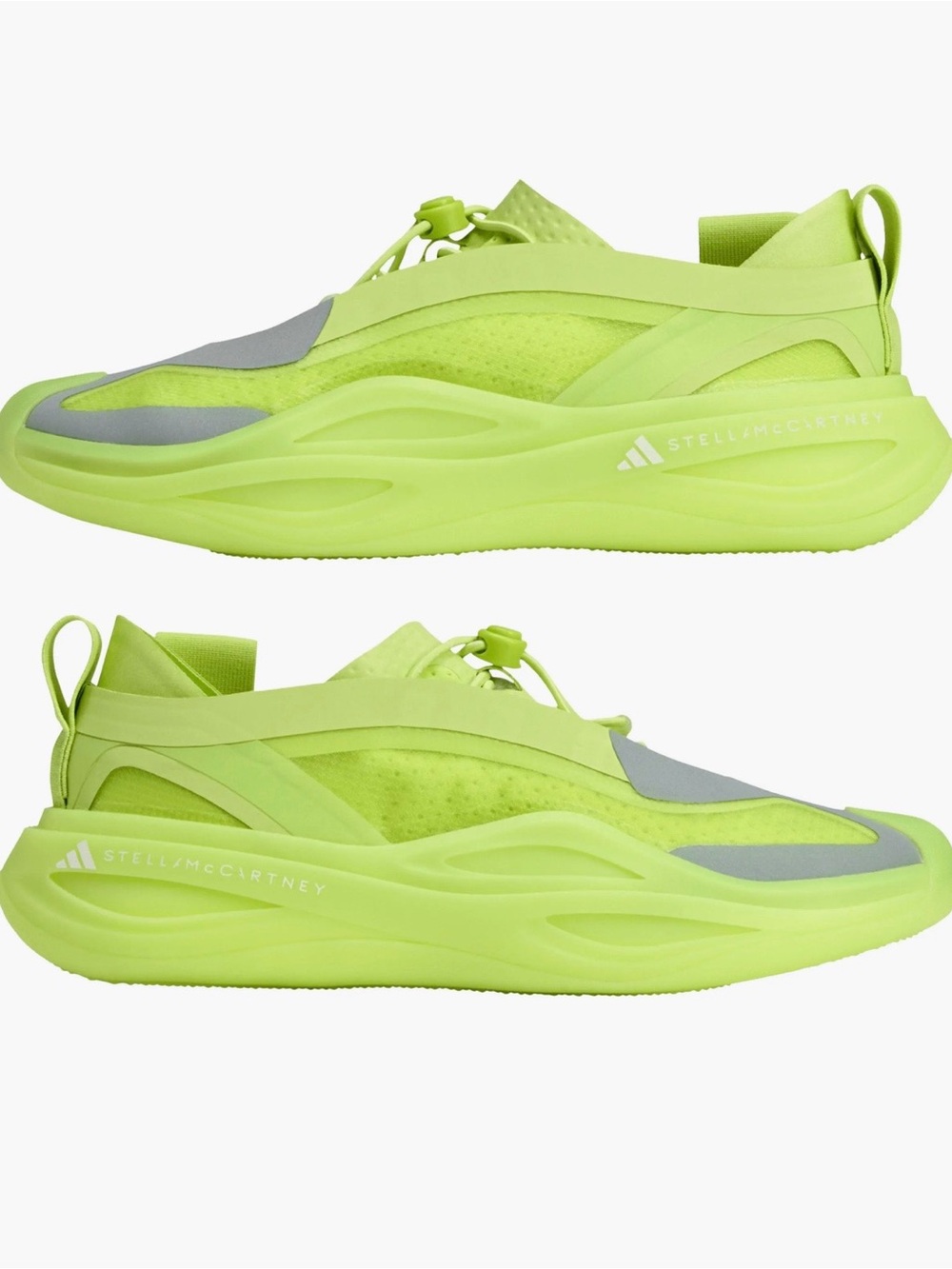 adidas x Stella McCartney Sportswear Low Ground Neon Green NIB / 7.5